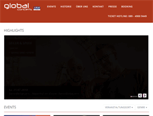 Tablet Screenshot of globalconcerts.de